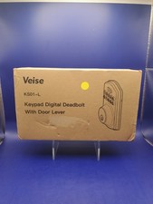 Veise KS01-L Keypad Digital Deadbolt Keyless Entry Door Lock Color Black