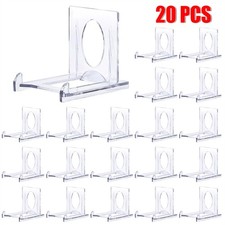 20PACK Adjustable Acrylic Stands Display Rack for Photos Crafts Desktop Storage