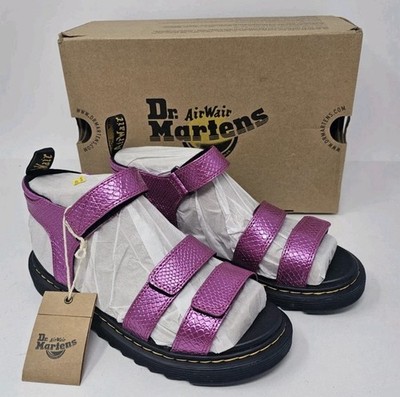 Dr Doc Martens Women s Size 6 Klaire Y Sandals Pink Black Beach Open Toe Sandals