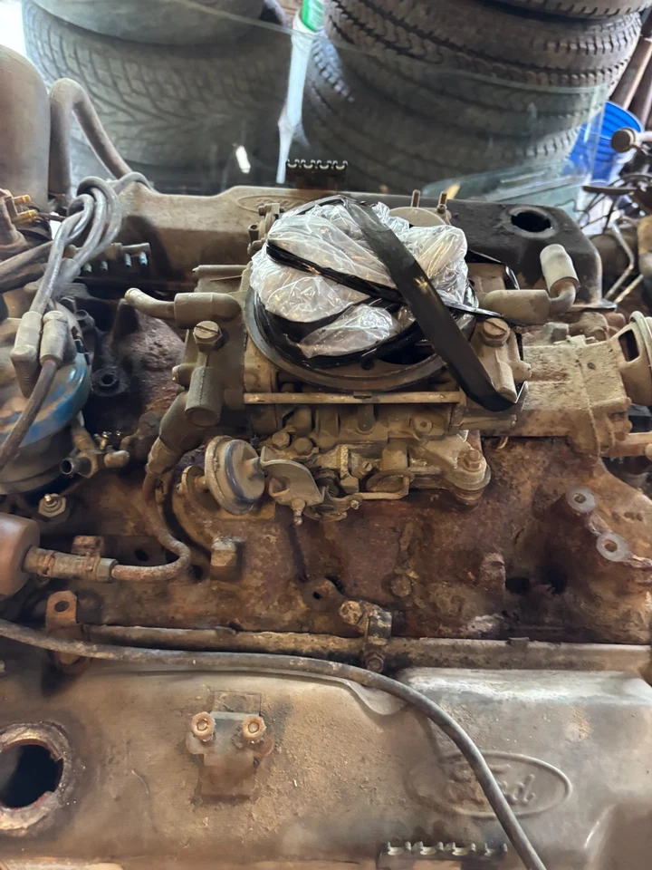 1985 1986 84 85 86 FORD 460 7.5 ENGINE BIG BLOCK 4BBL RAN WHEN PULLED F250 F350 - Image 4 of 4