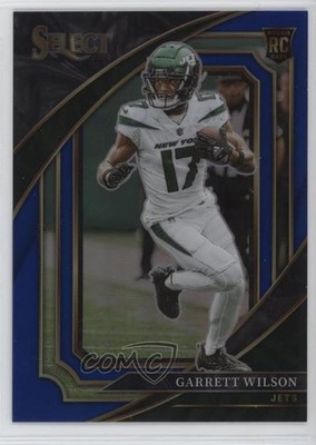 2022 Panini Select Suite Level Blue Prizm 1/99 Garrett Wilson Rookie RC 0d75