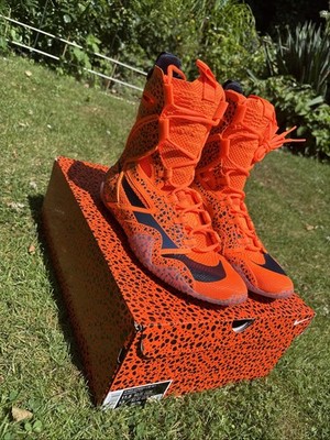 Nike Hyperko 2 SE Oly Boxschuhe, Schwarz Orange, Größe 45,5 US 11,5 UK 10.5
