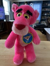 Rare Pink Panther Plush 1992 Stuffed Animal 24k Co With Tag Y0001
