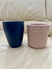 Indoor Ceramic Plant Flower Pots Blue Pink