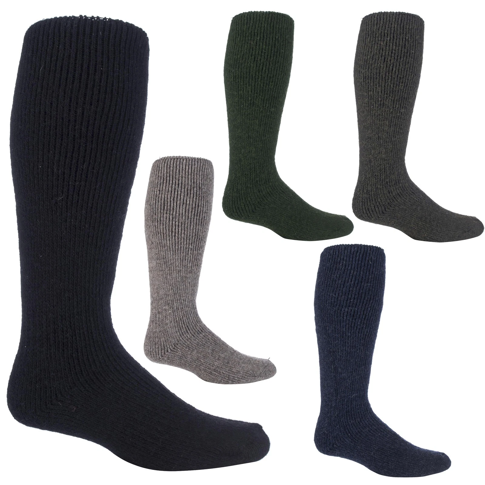 Heat Holders - Mens Thick Warm Winter LONG Wool Knee High Thermal Socks
Opens in a new window or tab