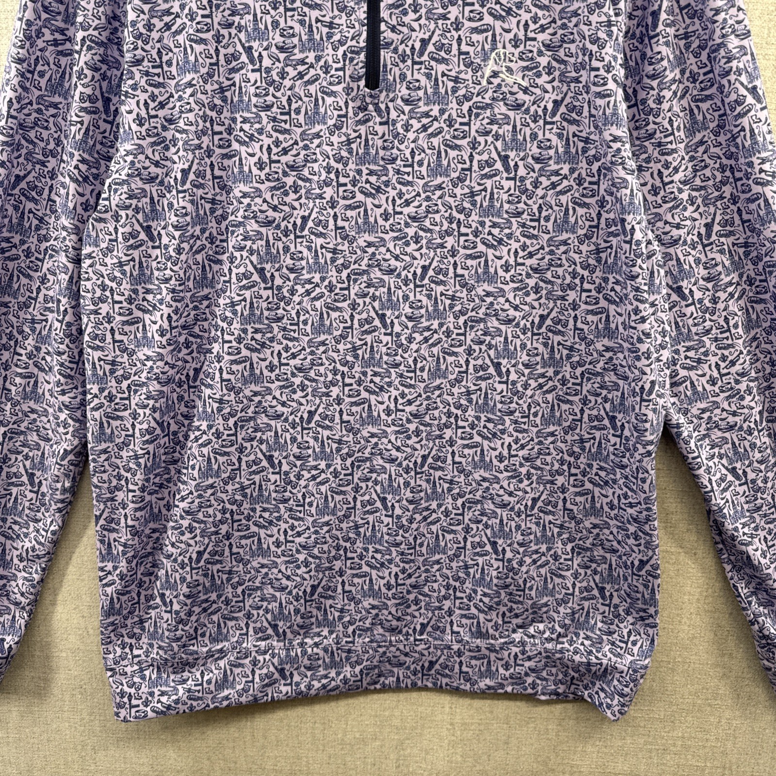 Rhoback Performance Q-Zip Pullover Medium New Orl… - image 4