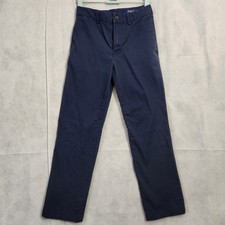 Polo Ralph Lauren Navy Blue Straight Leg Chino Pants Boy's Size 10 24x24