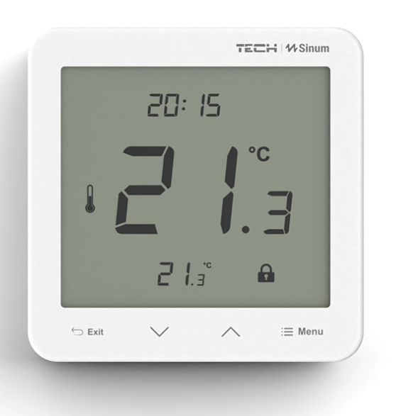 ROOM TEMPERATURE CONTROLLER WIRED WHITE R-S3 WG.23.0057