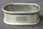 W. I. Broadway & Co .925 Sterling Silver Napkin Ring Birmingham 1960