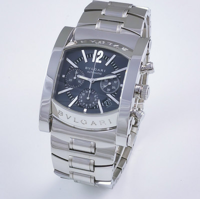 Bvlgari Assioma Automatik Herrenuhr Referenz AA48SCH Bulgari mit Box & Papiere
