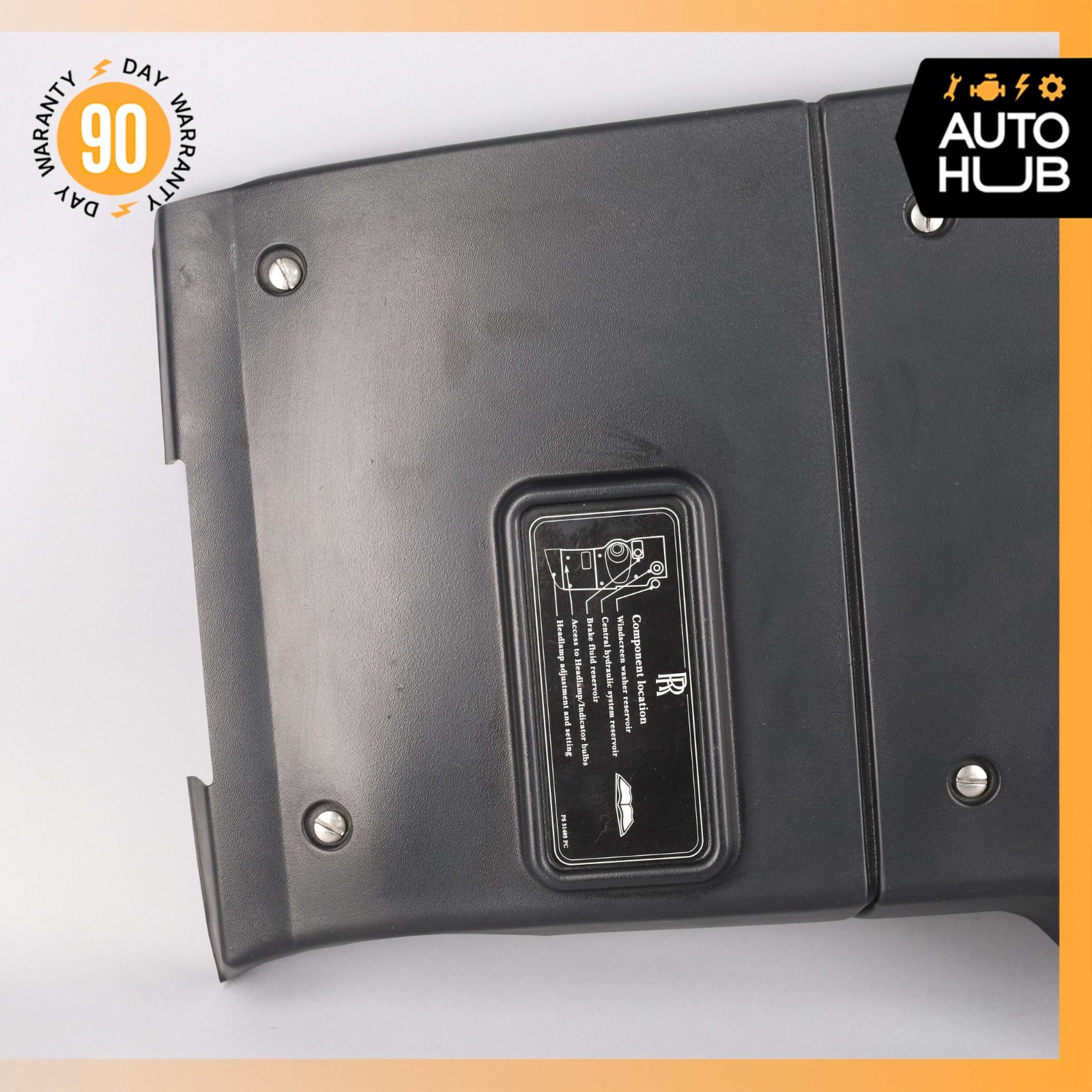 99-02 Rolls Royce Silver Seraph 5.4L V12 Right Engine Motor Cover Trim Panel OEM