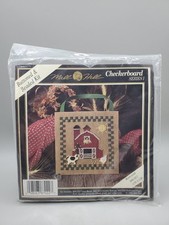 Vintage NOS Mill Hill Barnyard MHCB22 Cross Stitch Kit Buttoned Beaded
