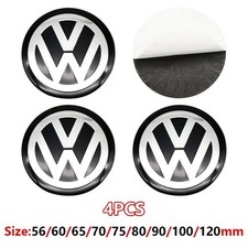 4pcs black for 56mm 65mm 68mm Car emblem Wheel hub Center Hubcap Cover