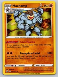Machamp 088/196 Holo Rare Lost Origin