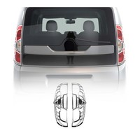 RüCklicht Leisten Heckleuchte FüR Fiat Doblo 2014-2020 Chrom ABS Silber 2Tlg