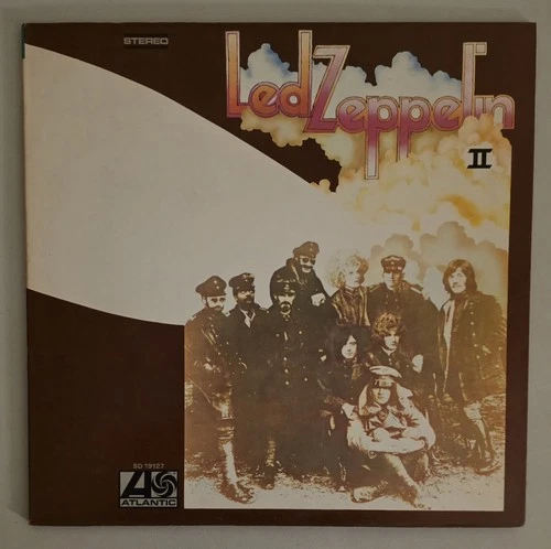 Led Zeppelin II Vinyl LP Record VG+  1970's  Atlantic Records  Page  Plant