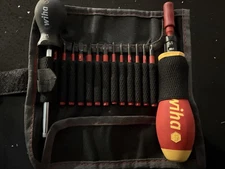 Wiha Tools 28792 Insulated TorqueControl SlimLine Blades 16 Pc 10-50In/lbs 1000v