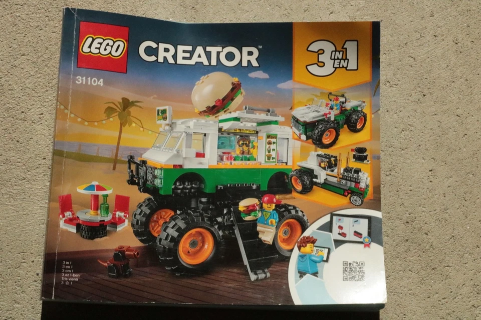 LEGO Monster Burger Truck / Burger Foodtruck – Offroad – mit Figur – gebaut, Foto 1 von 5