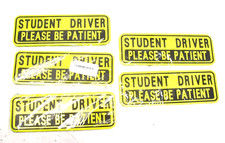 Student Driver Please Be Patient Reflective Magnet Signs 20 Total Safety Decals