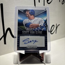 2014 Panini Prizm Signatures Scott Van Slyke Autograph LA  Dodgers #26