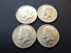 Lot of 4 1964-D Kennedy  Half Dollars 90% Silver   4 Coins