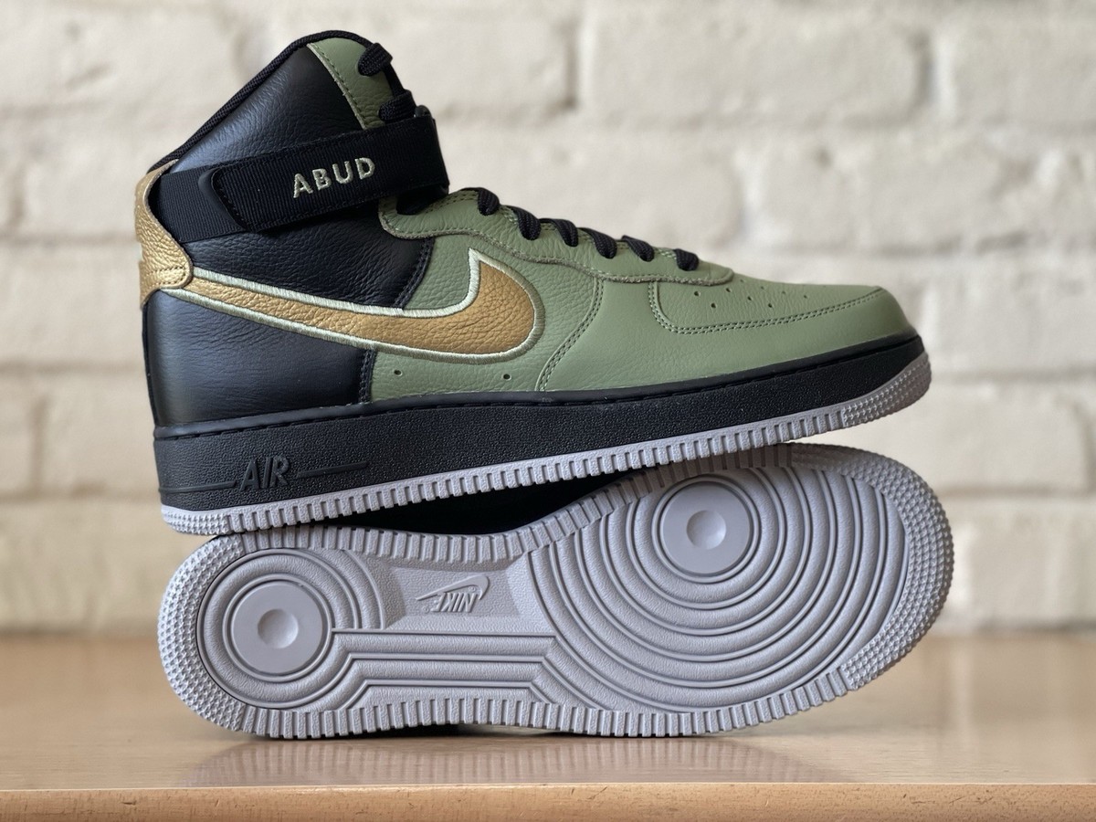 Nike Air Force Mid Nike By You Black Green Women Size Men