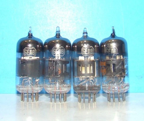 6EA8 RCA amplifier vintage radio audio vacuum tubes 4 valves tested 6GH8A 6EA8
