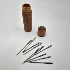 Vintage Crowley's Wooden Needle Holder 62 30 to 80 Cotton Machine Needles