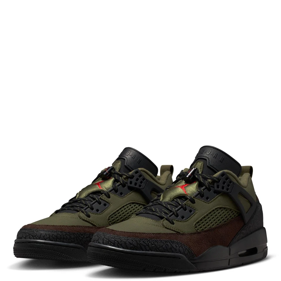 Hombre Jordan Spizike Bajo Medio Oliva/Rojo Universitario (IH1782 200) Foto 3 de 4