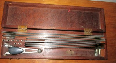 K&E Leroy Lettering Set 3240 Keuffel & Esser Drafting Kit Wood Case Incomplete