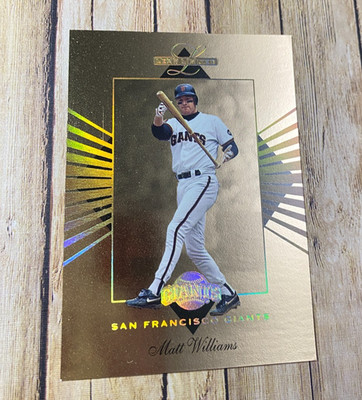 Matt Williams Numbered Leaf Limited Gold Finish 1994 Baseball Card