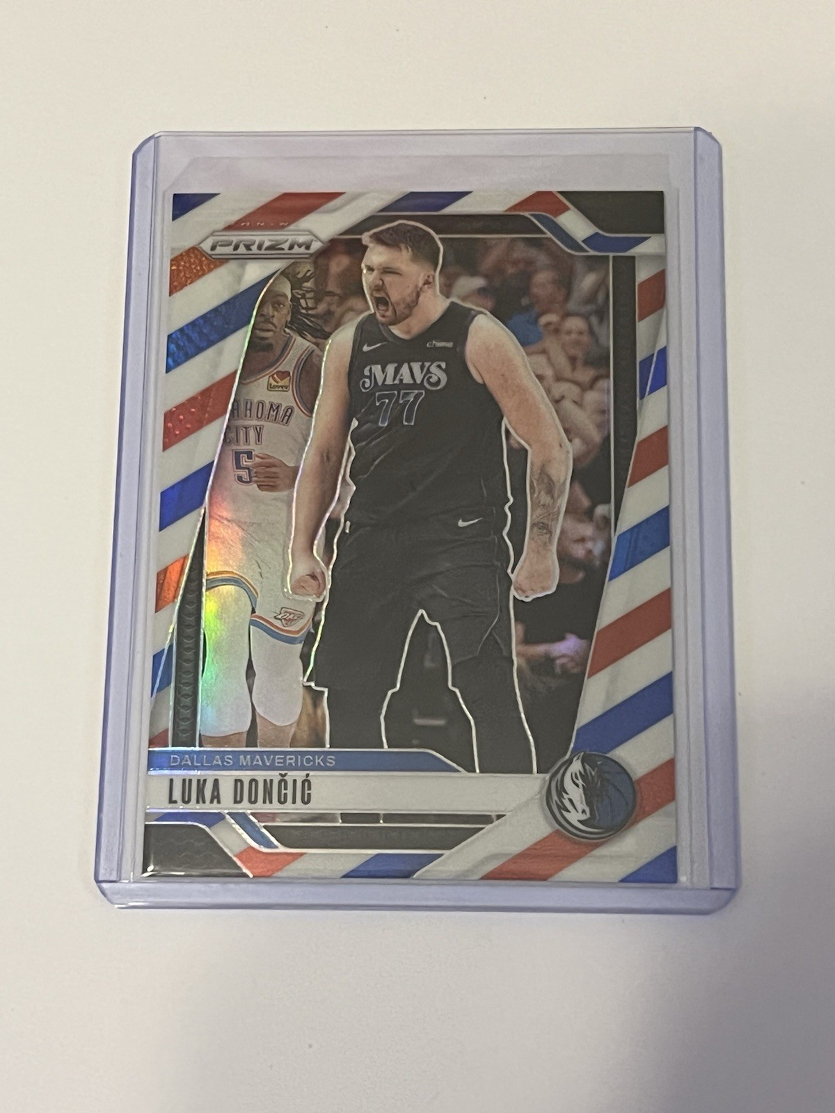 2024 Panini Prizm Basketball Luka Doncic #89 Red White Blue Prizm