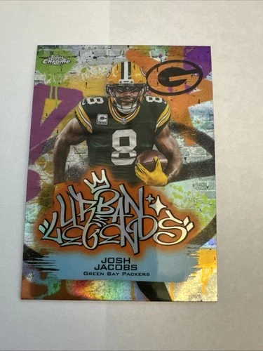 2025 Topps Chrome Josh Jacobs Base (RAW)