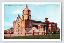Postcard California Oceanside CA Mission San Luis Rey 1910s Unposted Divided