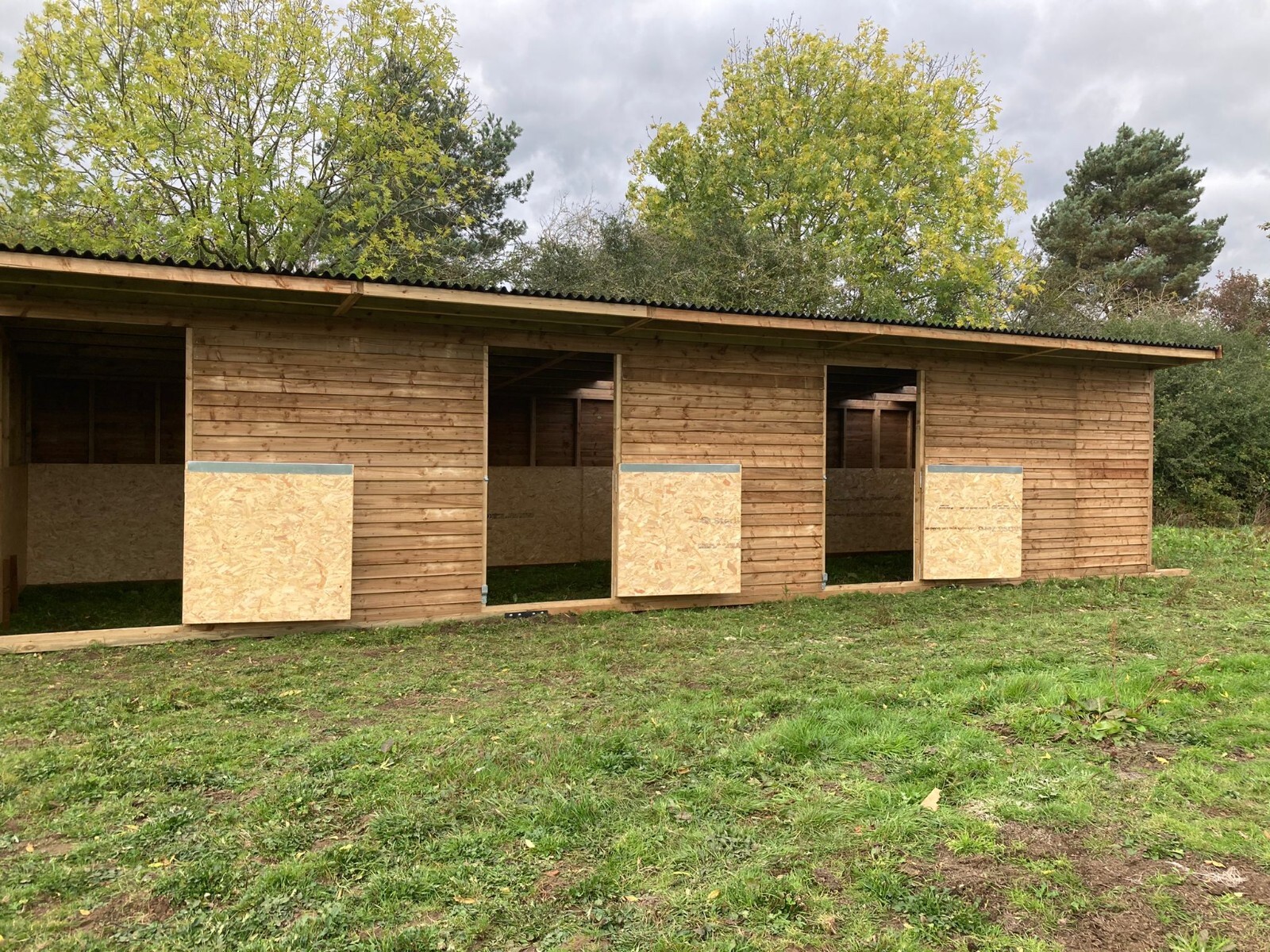 Animal Field Shelter / Stable 36X12 Options Skids,Overhang