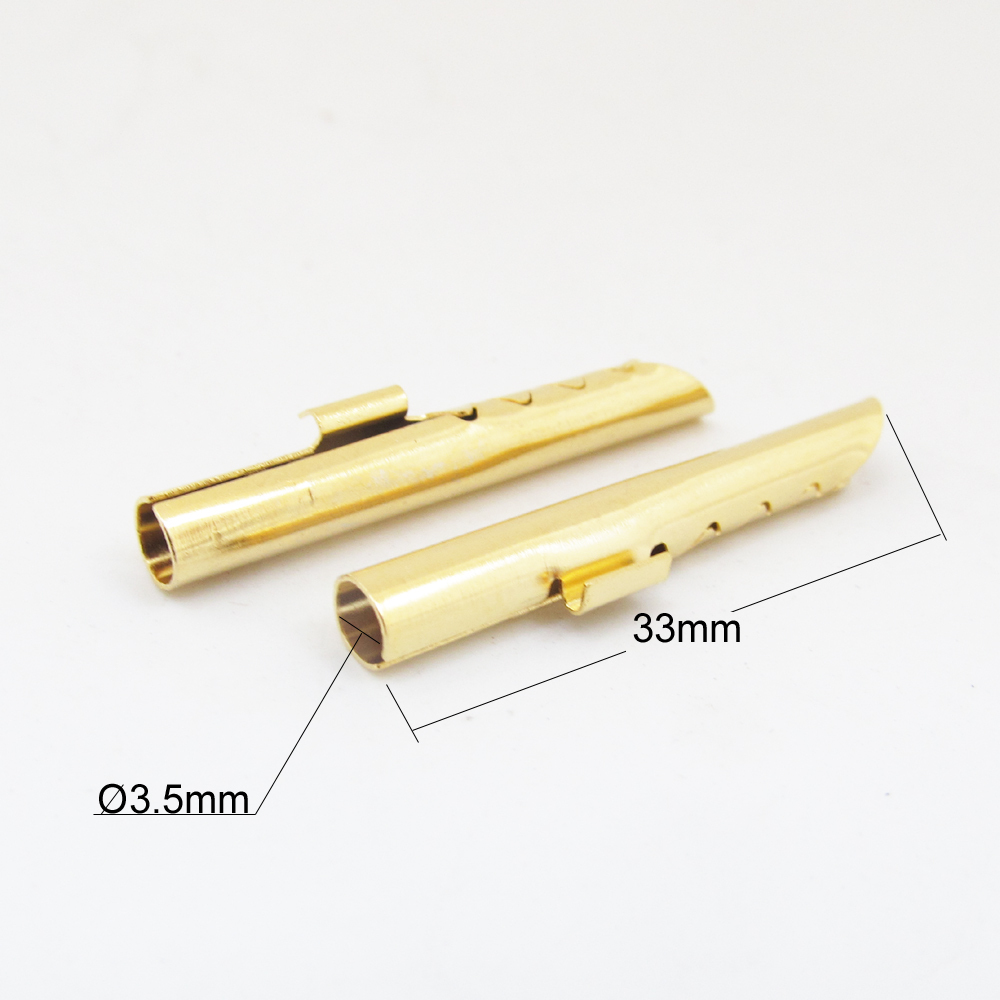 500pcs Gold Copper Audio BFA Z-Type 4mm Banana Plug Speaker Cable