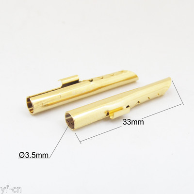 500pcs Gold Copper Audio BFA Z-Type 4mm Banana Plug Speaker Cable Connector