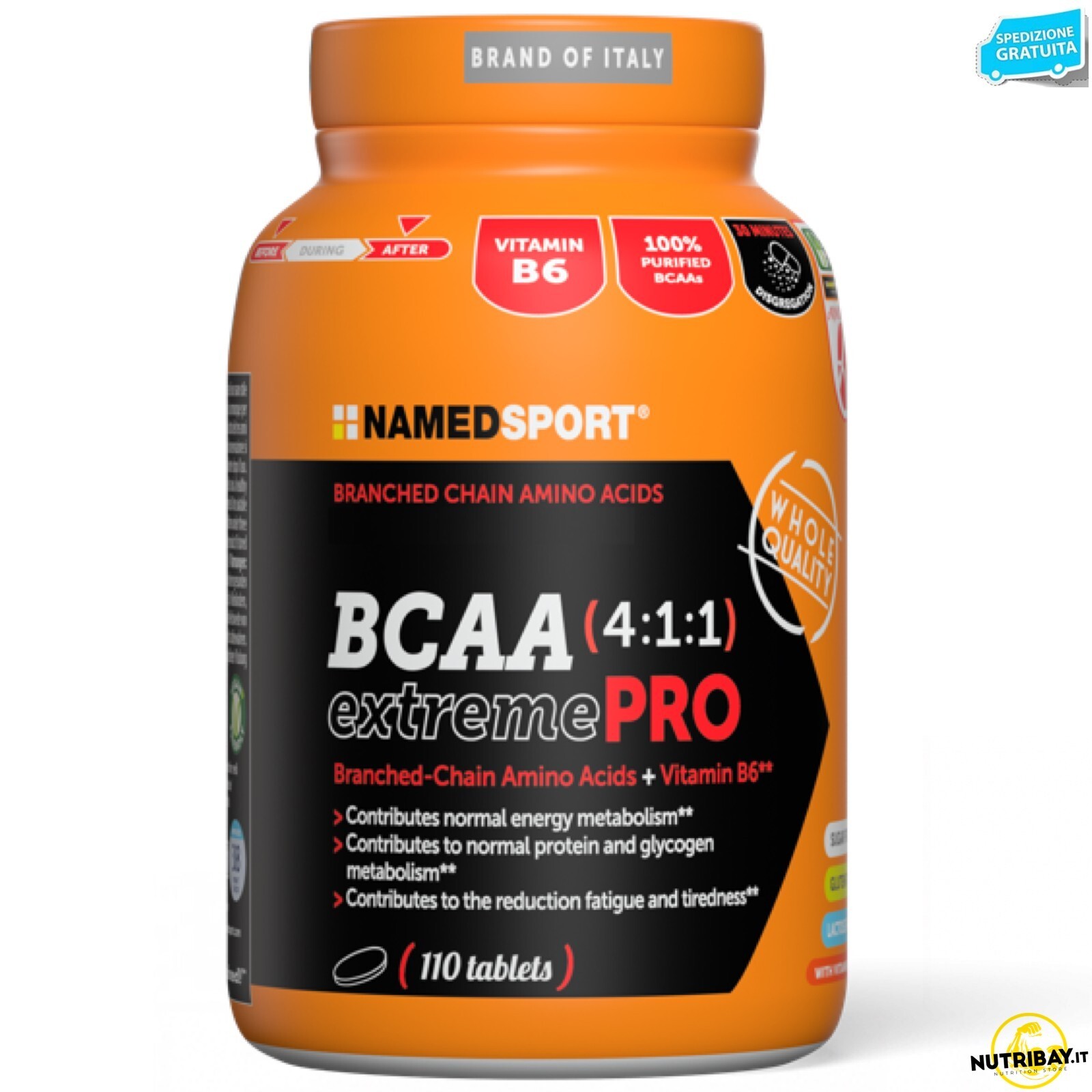 Named Sport Bcaa Extreme Pro 4:1:1 - 110 cpr Aminoacidi ramificati 4:1:1