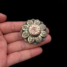 4.5cm Buddha Eye Fingertip Gyro Guanyin Six-character Truth Jewelry Articles
