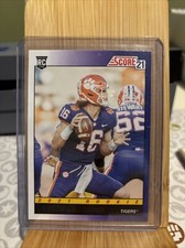 2021 Panini Score Football Trevor Lawrence RC Rookie Card #TB1 Throwback. rookie card picture