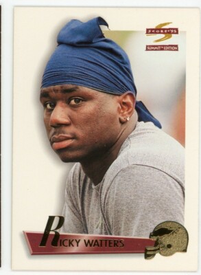 1995 Summit  SCORE PINNACLE Football Card #66 Ricky Watters
