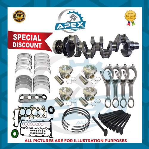 Kit De Reconstruction Moteur Complet Pour Land Rover Range 204DTD 2.0 Diesel - Vilebrequin Acier Inclus