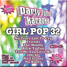 Girl Pop 32 8 8-song CD G Party Tyme Karaoke NEW
