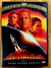 Armageddon DVD 1998 Sci-Fi VG Bruce Willis, Billy Bob Thornton, Ben Affleck