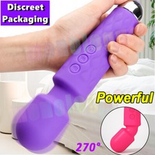 Mini Multi-Speed Magic Massager Wand Massage Powerful Full Body USB Rechargeable