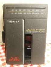  Toshiba KT-4039 AM/FM Stereo Radio Cassette ...