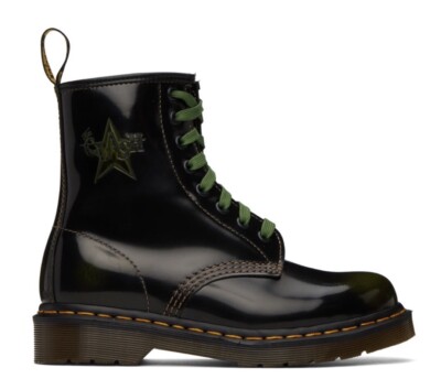 Dr. Marten 1460 The Clash Green Black Boots LIMITED EDITION NIB
