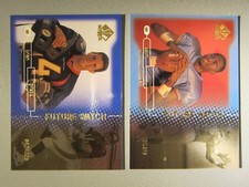 LOT OF (2) 1998 SP Authentic #11 #29 Brian Griese Kevin Dyson FW #ed/2000 RC