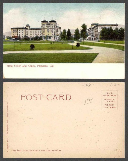 CALIFORNIA Pasadena VINTAGE POSTCARD eBay
