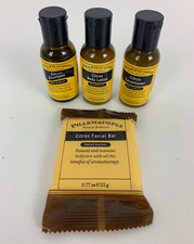 Pharmacopia LOT Travel Product Citrus Facial Bar Body Lotion Shampoo Conditioner